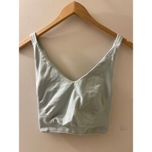 Free People Movement Womens Size XS/S Sports Bra V Neck Tank Crop Top Activewear